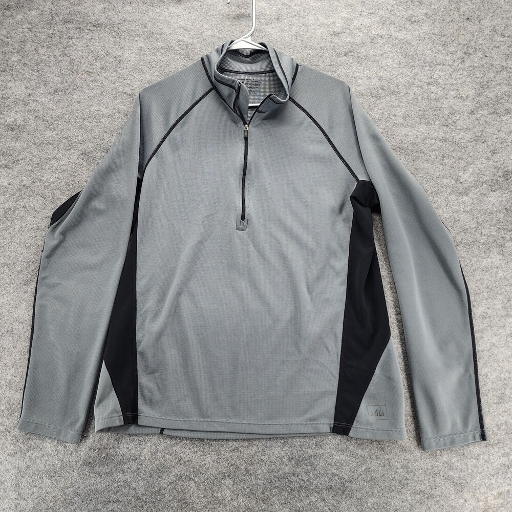 REI Pullover Mens Large Long Sleeve Gray